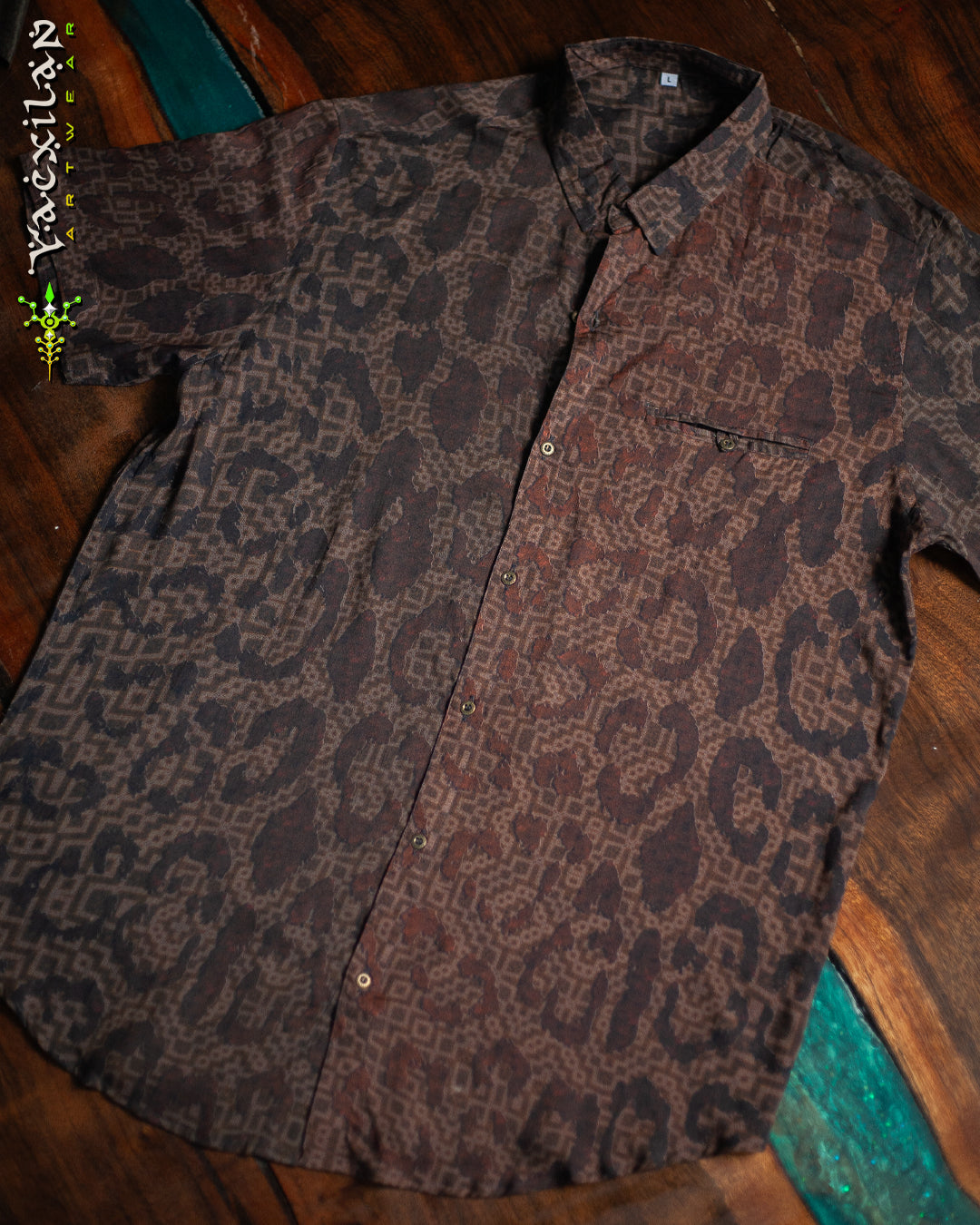 Shirt Men Half Sleeves / Bamboo - LEOPARDUS LAGARTIKA
